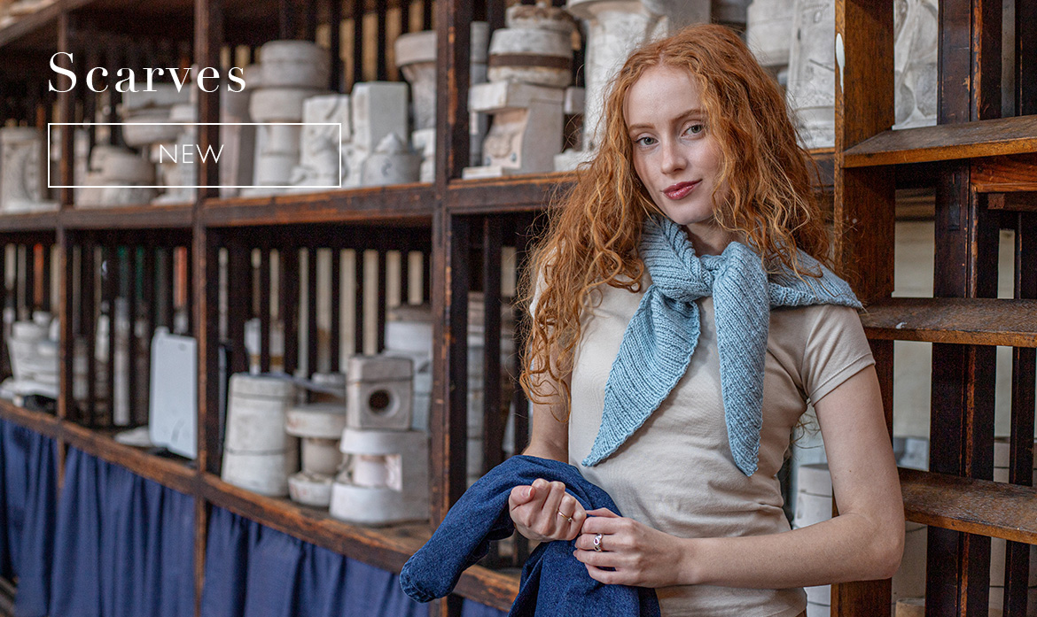 Scarves knitwear pattern toft wool